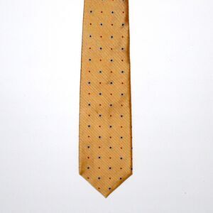 Peter Millar Necktie yellow 100% silk abstract gold